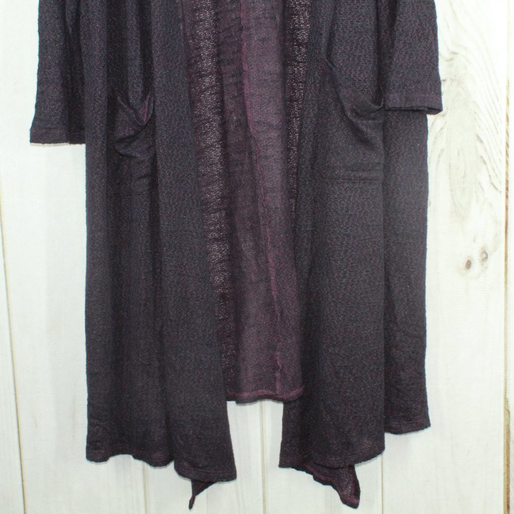 LulaRoe Open Knit Open Front Long Cardigan Size XL - Picture 6 of 8
